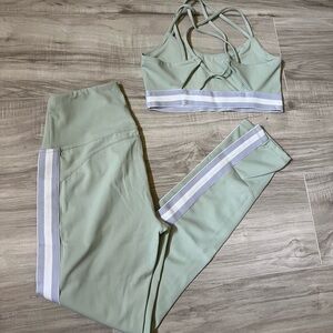 TLF Apparel Green Workout Set